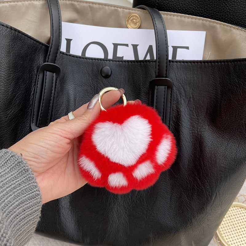 Wholesale Kitten Claw Plush Keychain